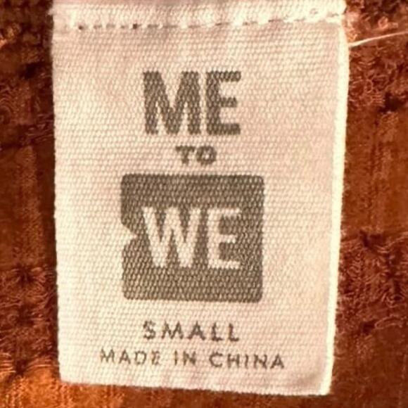 Me to We Brown Ribbed Cropped Tank Top - Picture 3 of 3